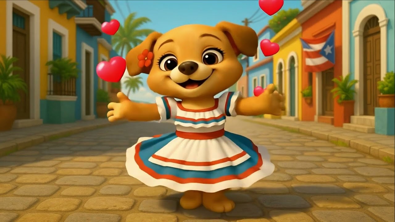🌴🎶 Hola from Puerto Rico! 🇵🇷🐾Kids Music