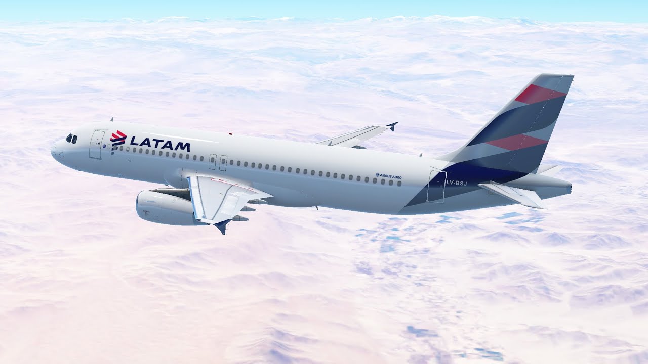 LATAM Chile (LAN128) Airbus A320 Santiago de Chile-Antofagasta