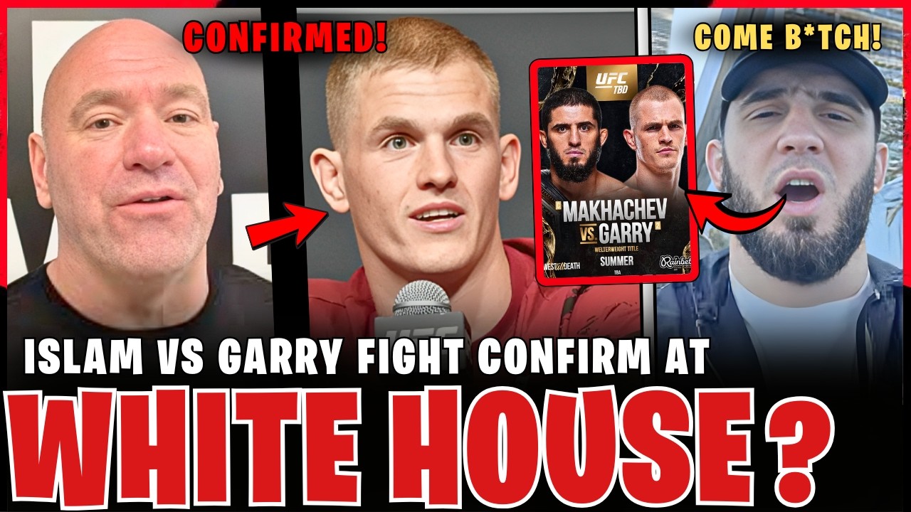 Islam Makhachev vs Ian Garry Fight CONFIRM at WHITE HOUSE? | Dustin Poirier BROKE HIS TOE!