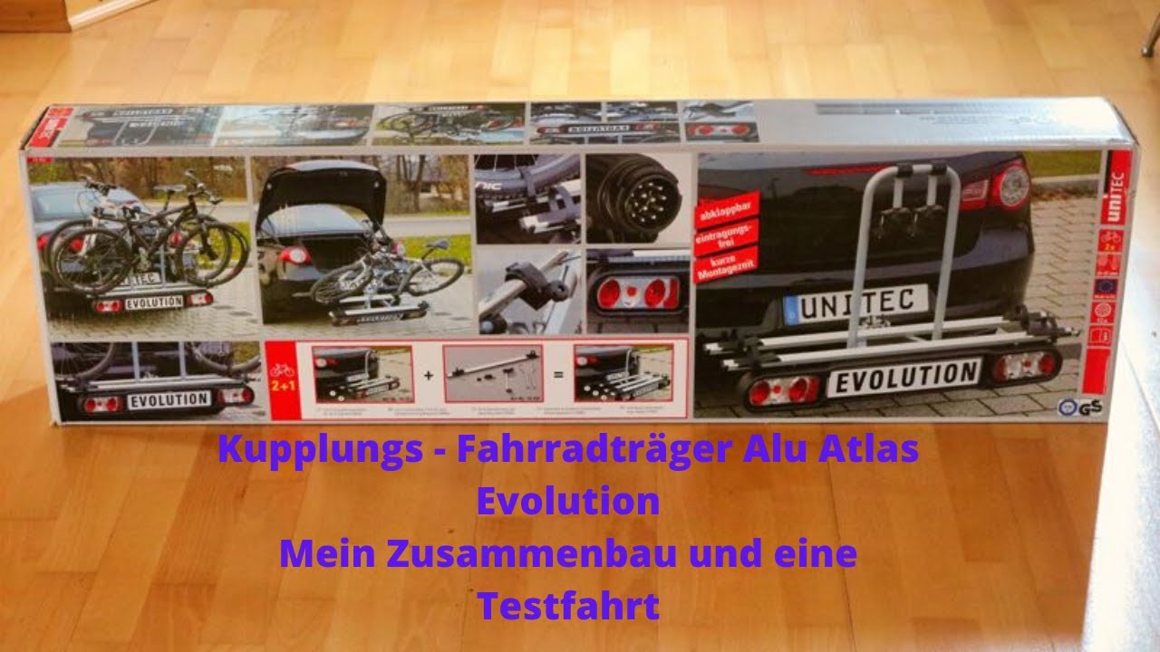 Kupplungs - Fahrradträger Alu Atlas Evolution