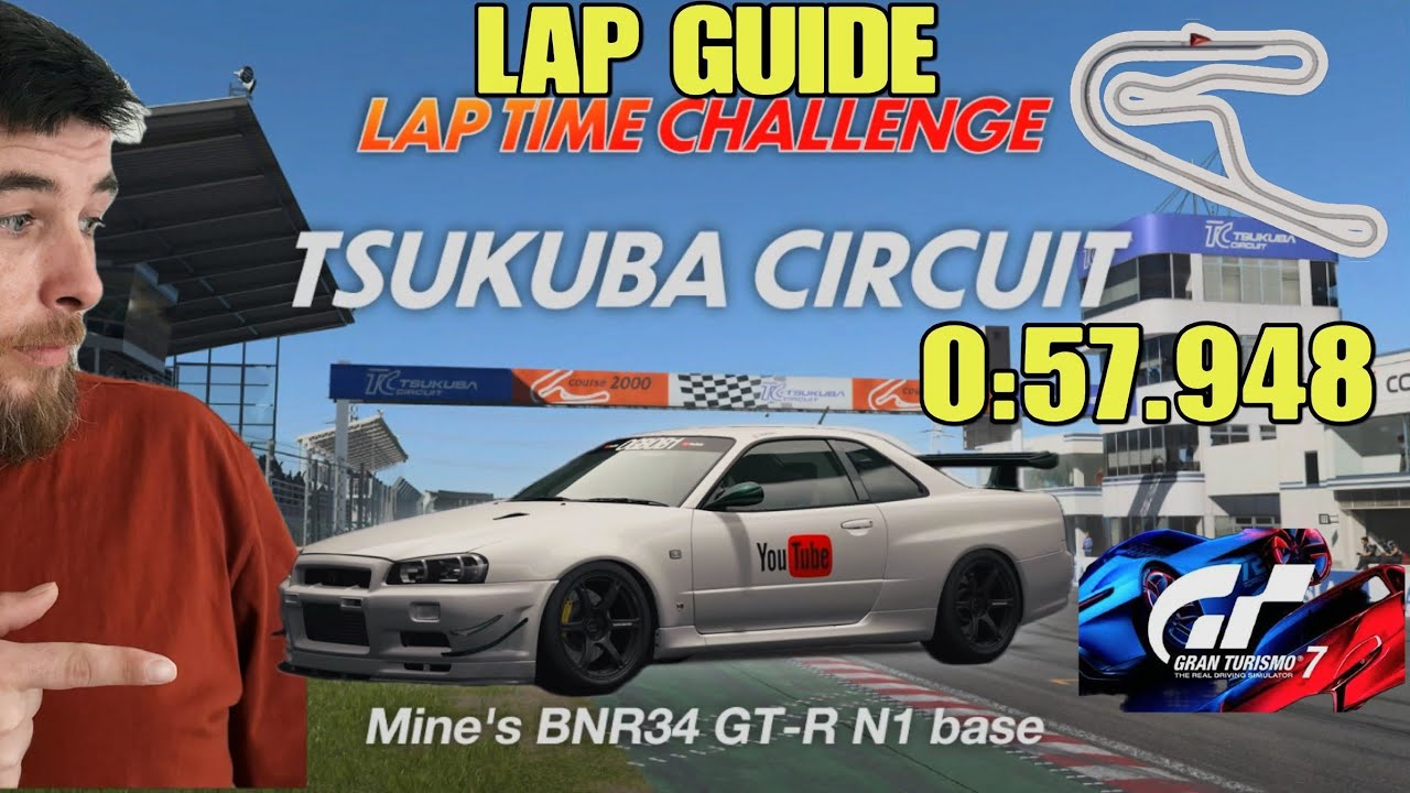 Mines 2million thanks! Lap time challenge|Best guide/Method|Mines GT-R R34|GOLD TIME