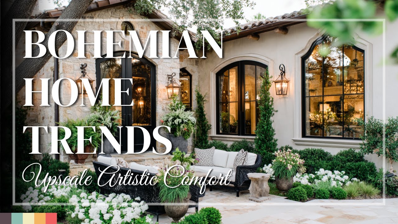 Bohemian Interior Design Trends 2026 🌙 Eclectic Freedom with a Curated, Upscale Feel