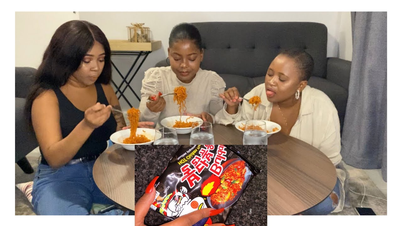 challenge p1: spicy ramen noodle challenge ft Sine & Siwe