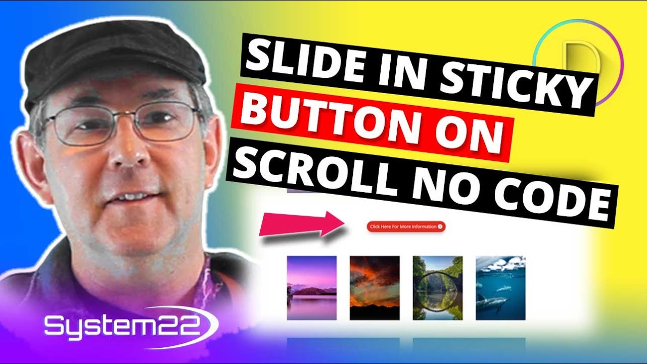Divi Theme Slide In Sticky Button On Scroll No Coding 👍👍