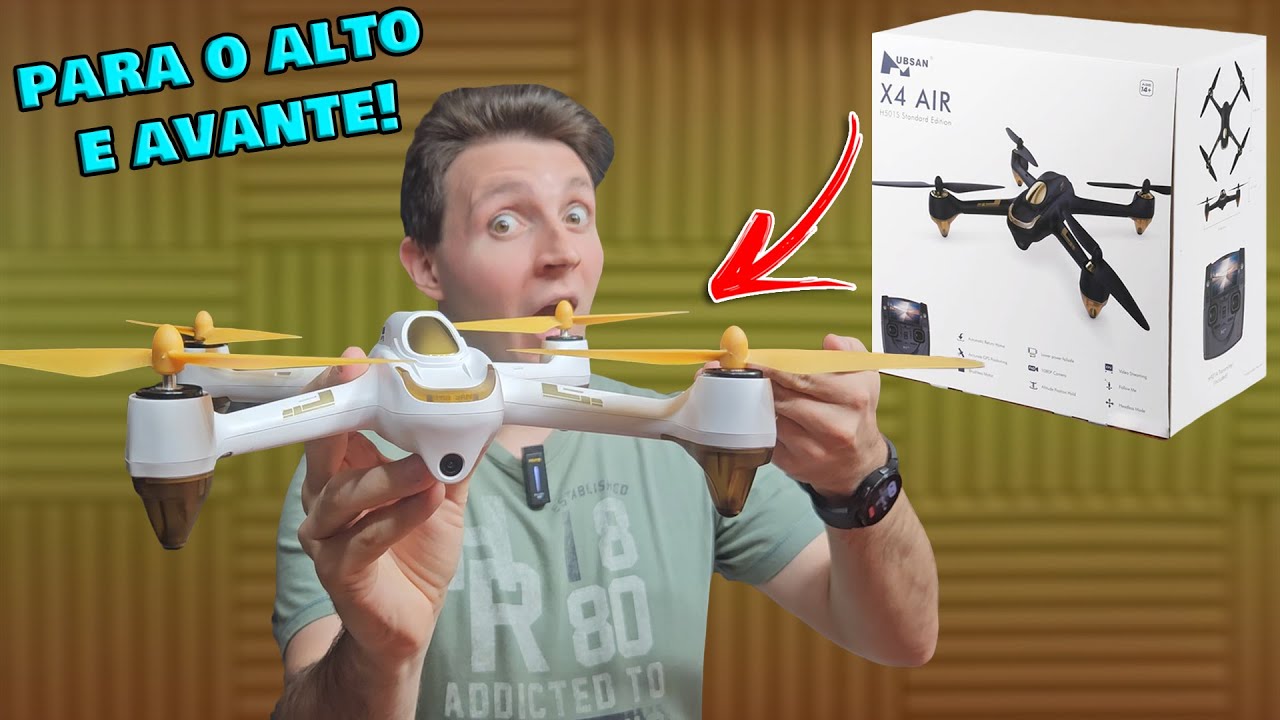 🚁 Desvende o Céu! 🌟Drone Hubsan H501S X4 Air - O Melhor Para Iniciantes! 🔥