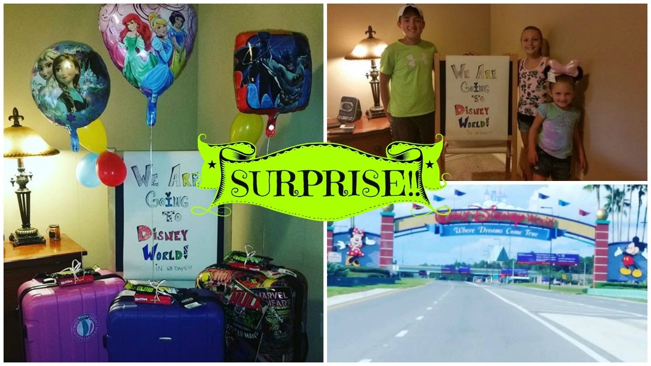 Our Disney World Trip 2016 Reveal | Scavenger Hunt | SURPRISE! | CLUES BELOW!!