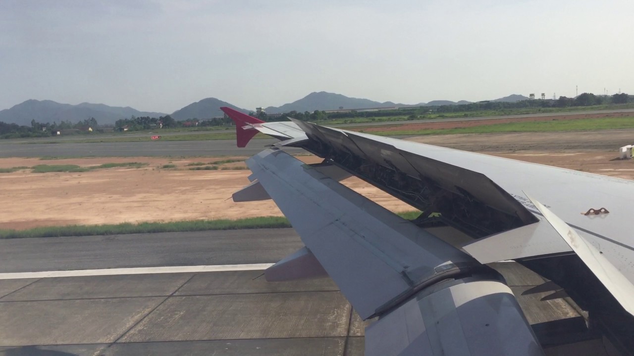 Thai Air Asia FD642 | Landing - Hanoi Noi Bai International Airport | DMK-HAN | A320-200