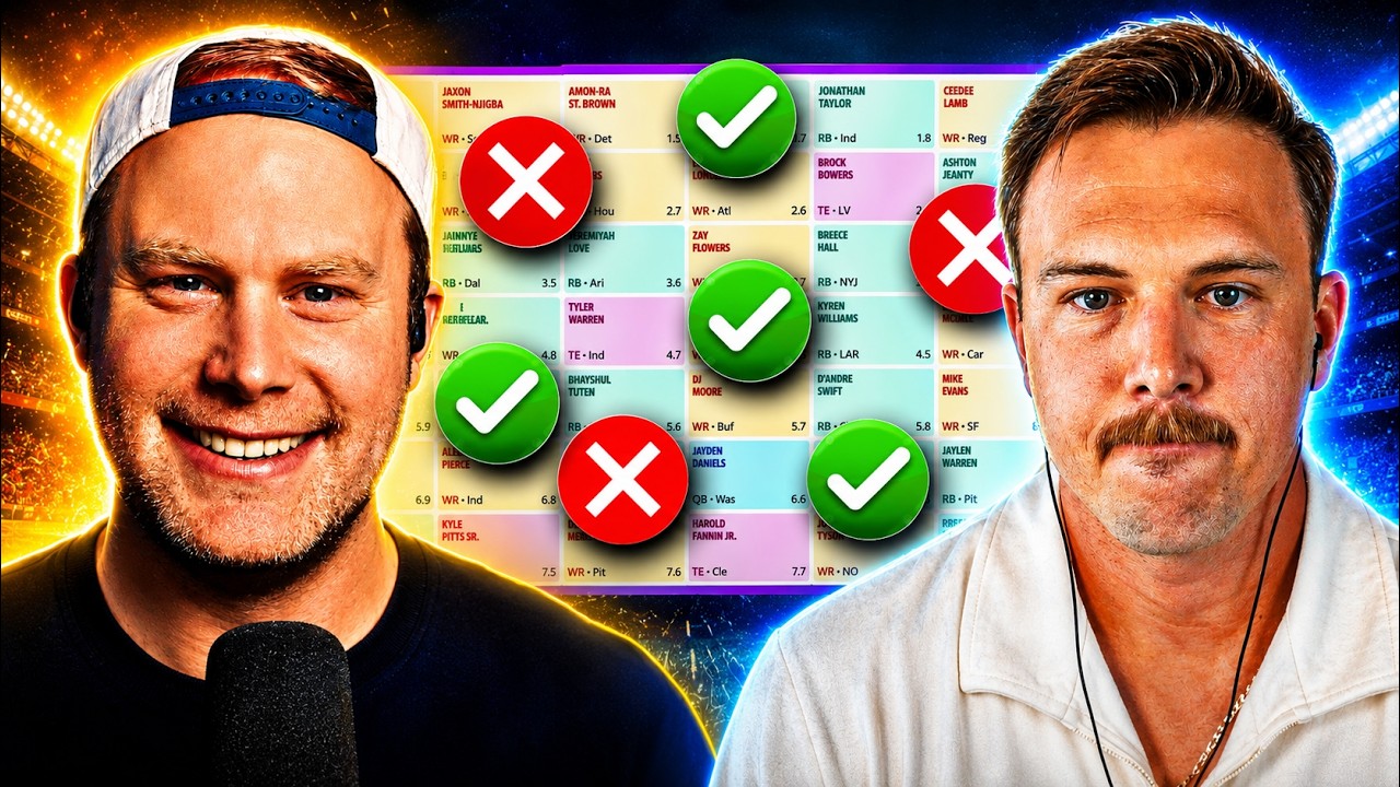 You Challenged Us To a Fantasy Football PPR Mock Draft