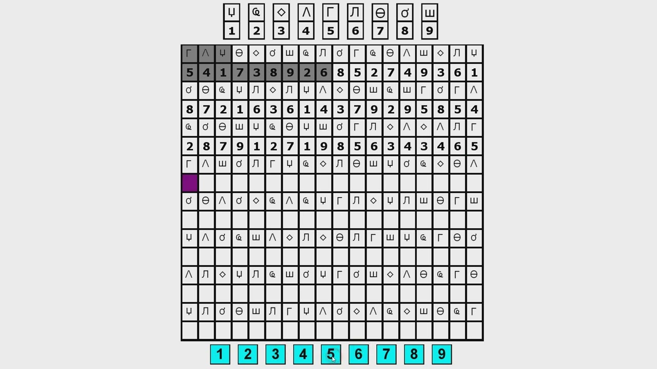 97 digit symbol coding