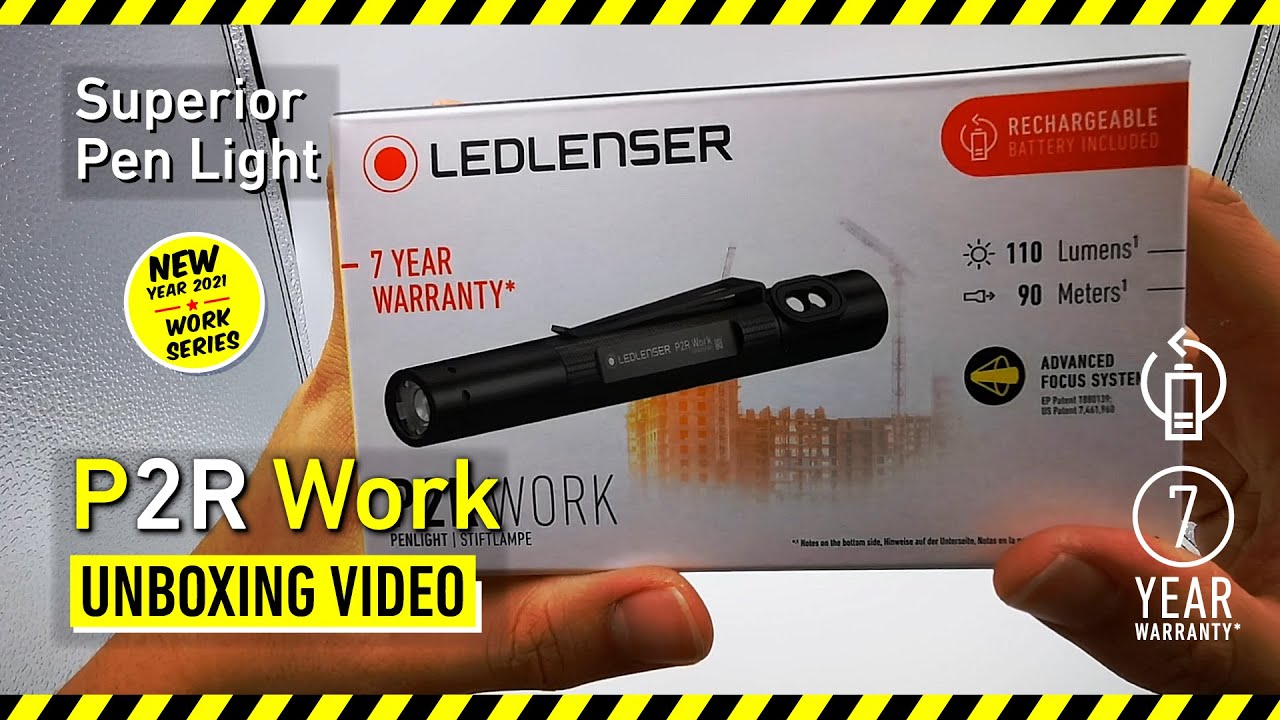 🔦 P2R Work 🔦 New Rechargeable Industry Level Pen light in Mar 2021 - Ledlenser Malaysia - LED Lenser