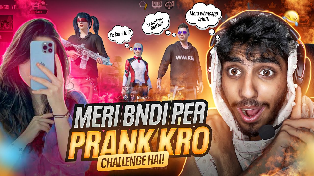 MERI BNDI PER PRANK KRO CHALLENGE HA 🔥 CHALLENGE WIN 🥇 KR LIYA