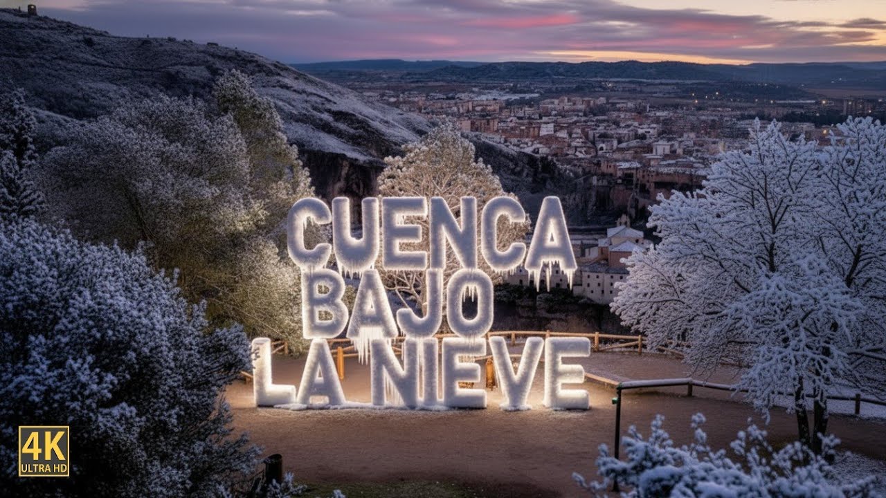 Cuenca bajo la nieve