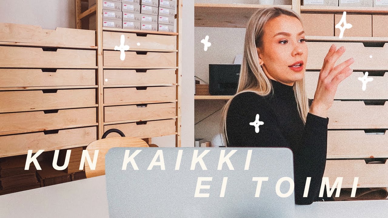 STUDIO VLOG 006 || Ongelmia verkkokaupassa ja tilauksien pakkaamista 📦