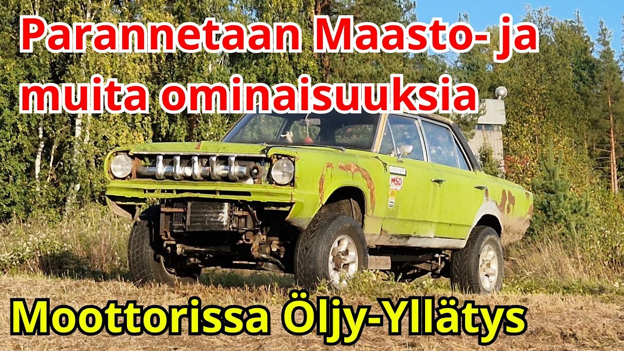 PAKKELIT VARISEE ja rapa lentää - RAMBLER saa lukkoperän ynnä muuta pientä huoltoa.