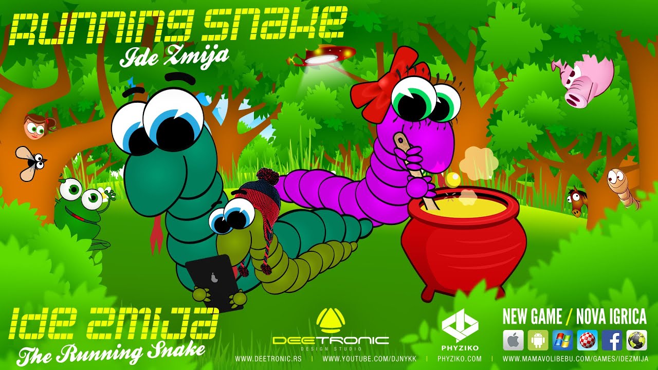 Running Snake | Ide Zmija | FREE ANDROID GAME Trailer | Platform Game Commercial Music Video