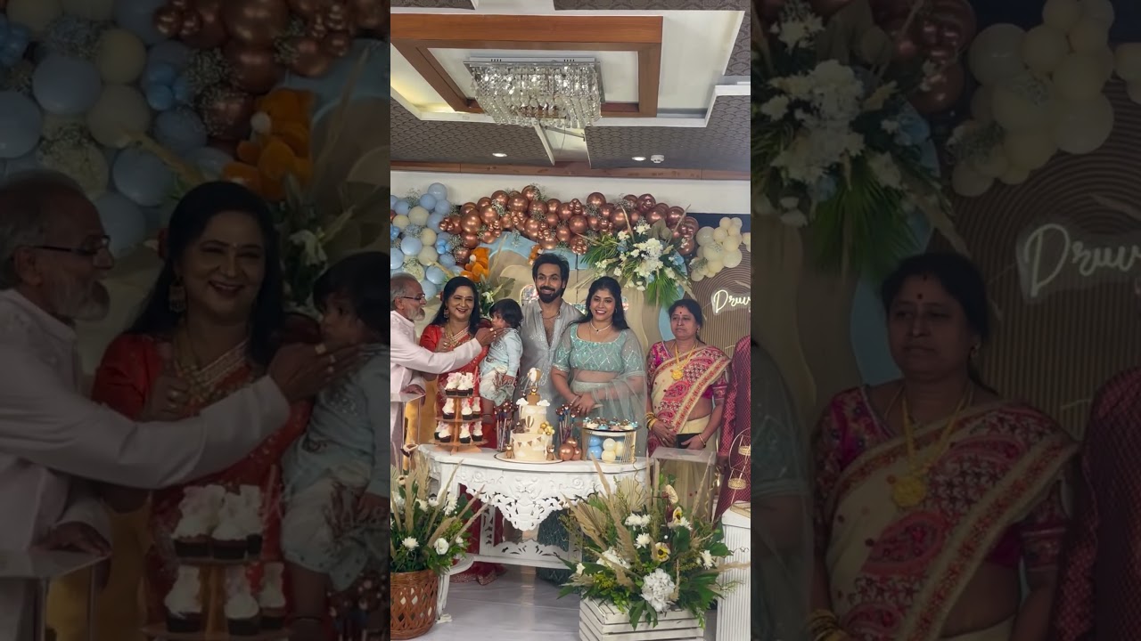 Manas son birthday celebration