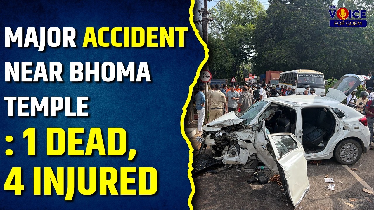 Major Accident Near Bhoma Temple: 1 Dead, 4 Injured
