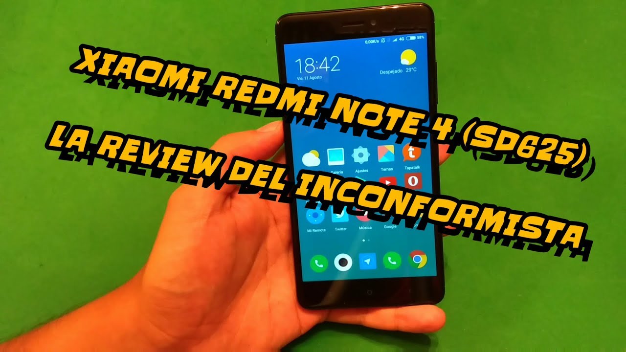 Xiaomi Redmi Note 4  Global (SD625) - La Review Del Inconformista