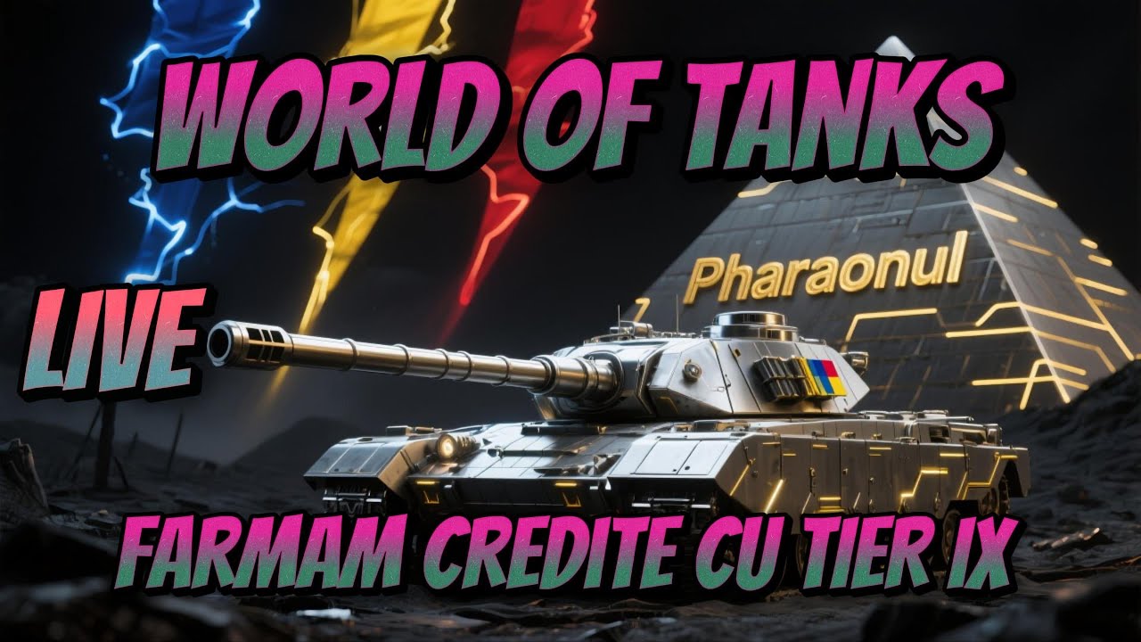 🔵 World of Tanks LIVE | Farmam Credite cu TIER IX 🔥 | Pharaonul