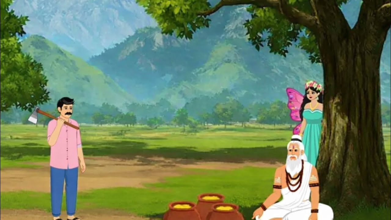 # सच्चाई का इनाम | जादुई फल ने बदल दी गरीब की तकदीर | हिंदी कहानी Hindi kahani