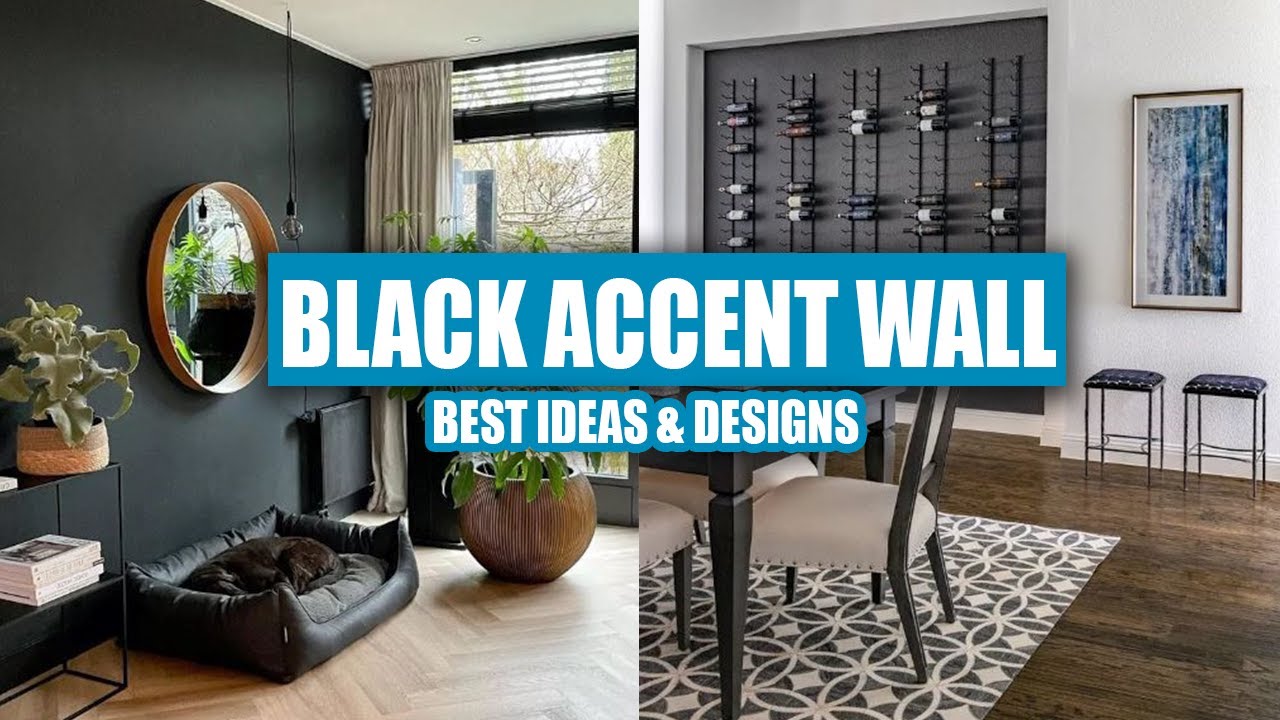 Black Accent Wall Design Ideas That Wow INSTANTLY