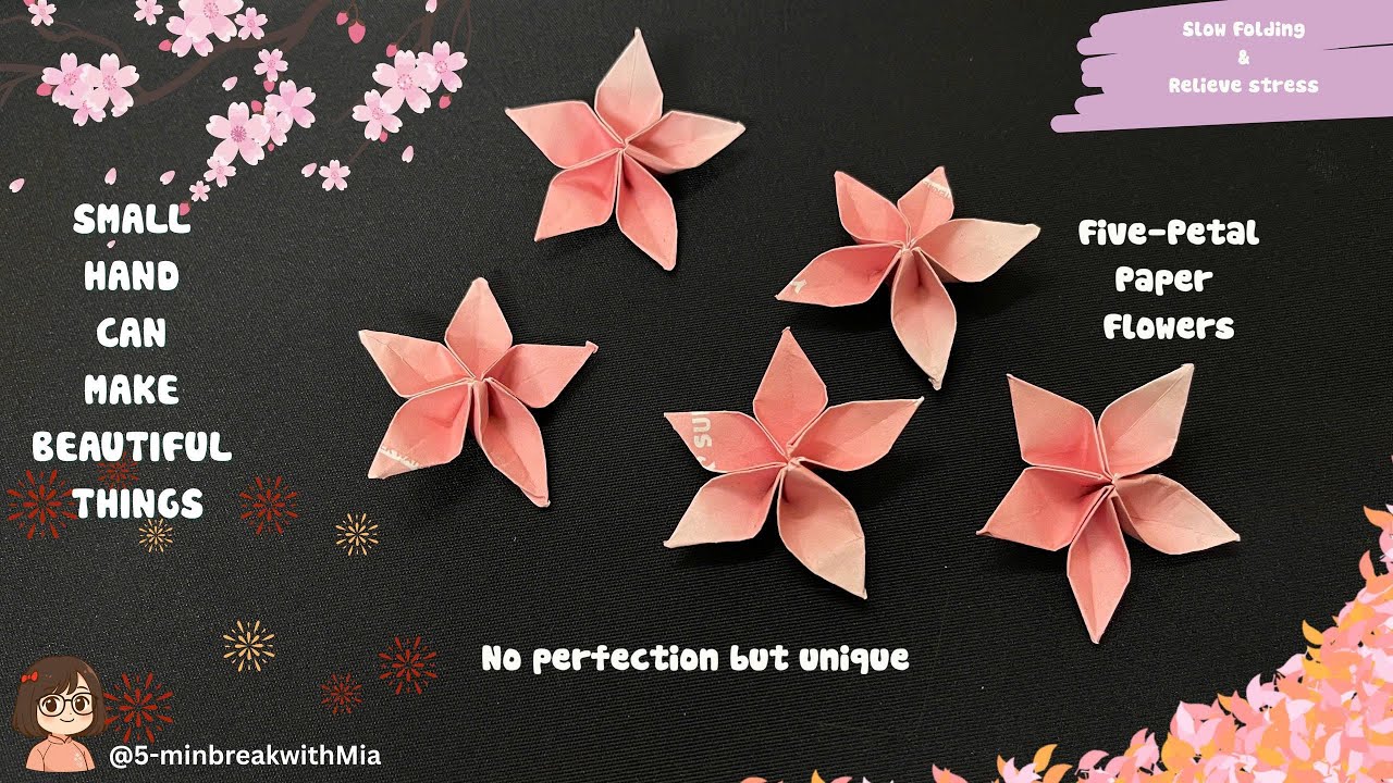 What If Spring Could Bloom in Your Hands? 🌸 | A Quiet Paper Flower Moment #23 #paperart
