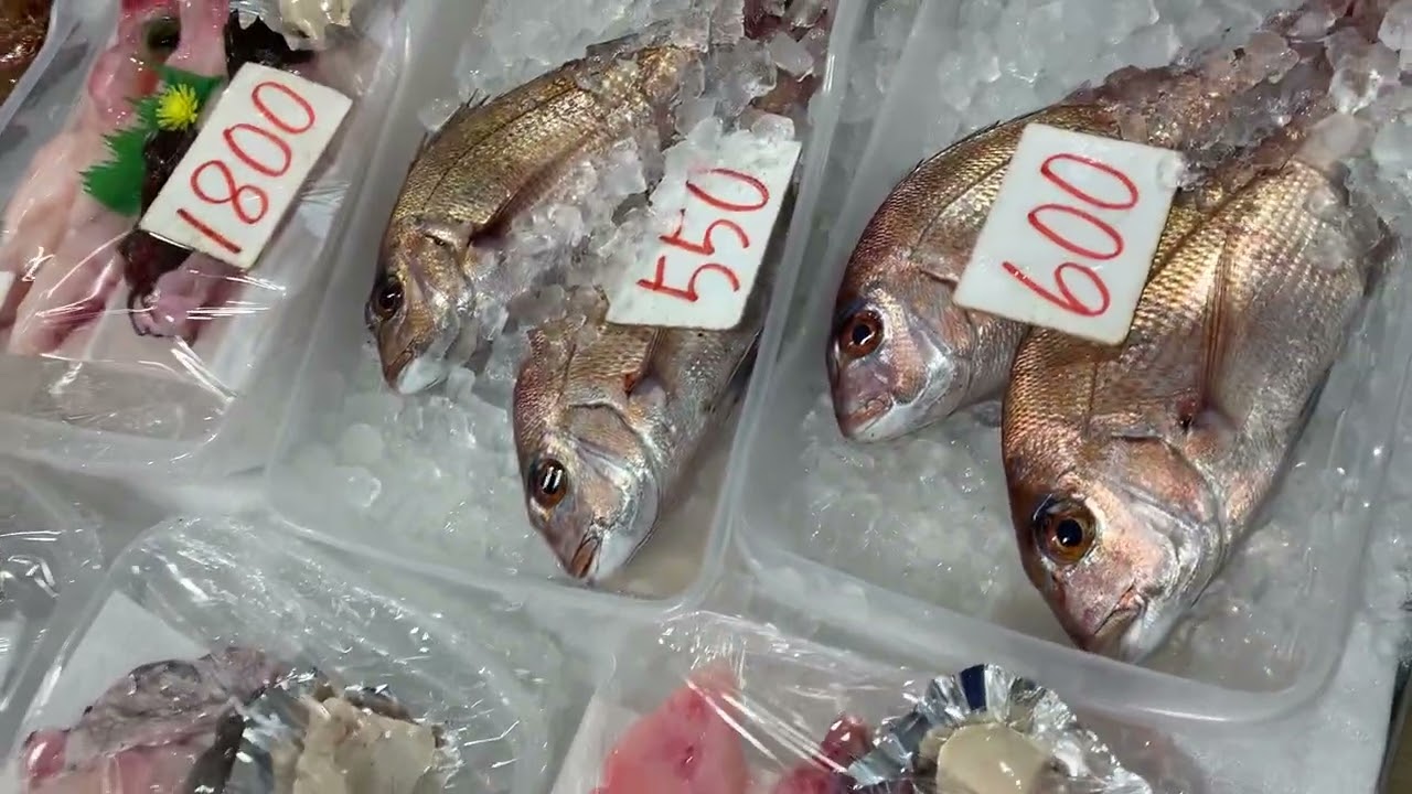 道の駅笠岡ベイファーム鮮魚コーナー12／21