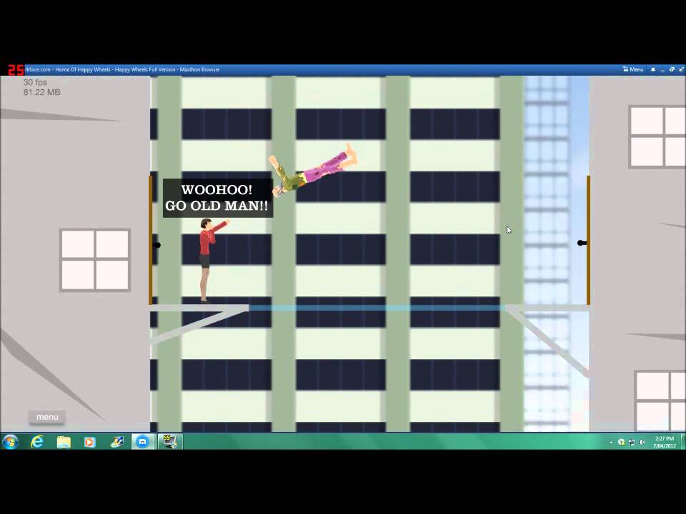 Happy wheels: #10 To many heart donation levels
