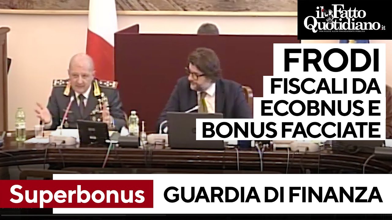 Zafarana (GdF): “Le frodi maggiori da bonus facciate e l’ecobonus. Superbonus? Il 4-5%”