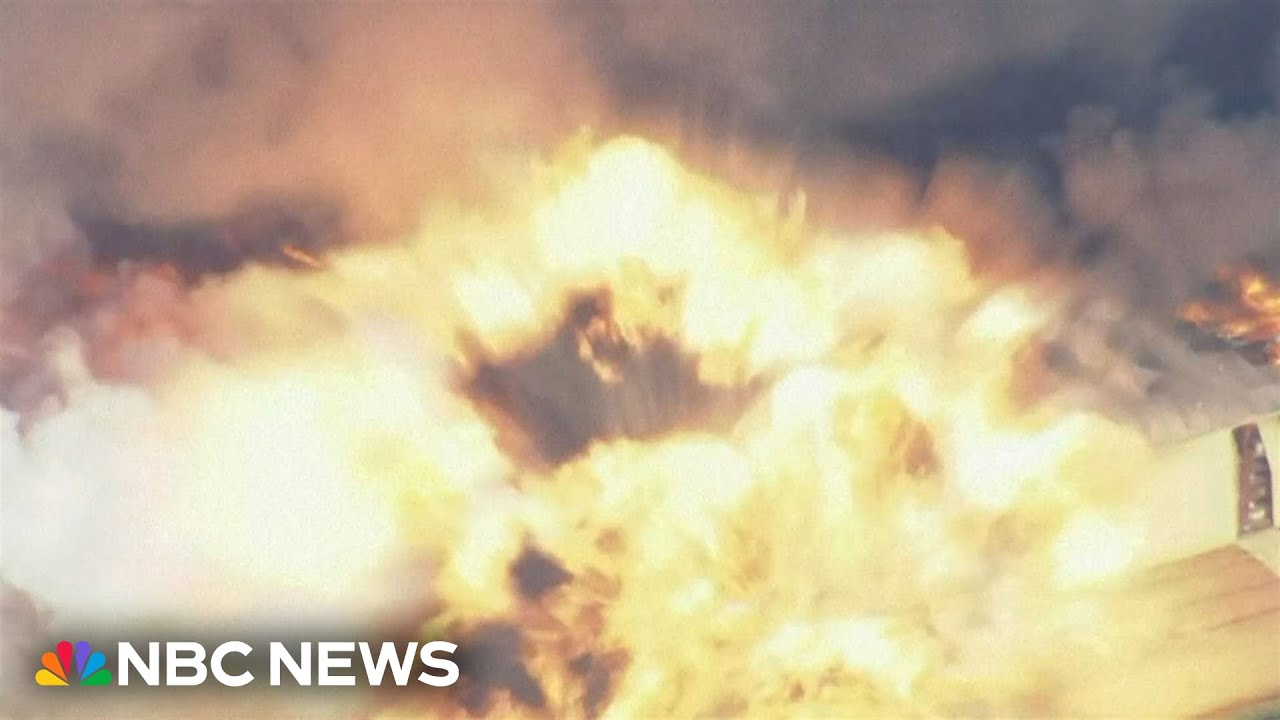 California fireworks warehouse catches fire and explodes
