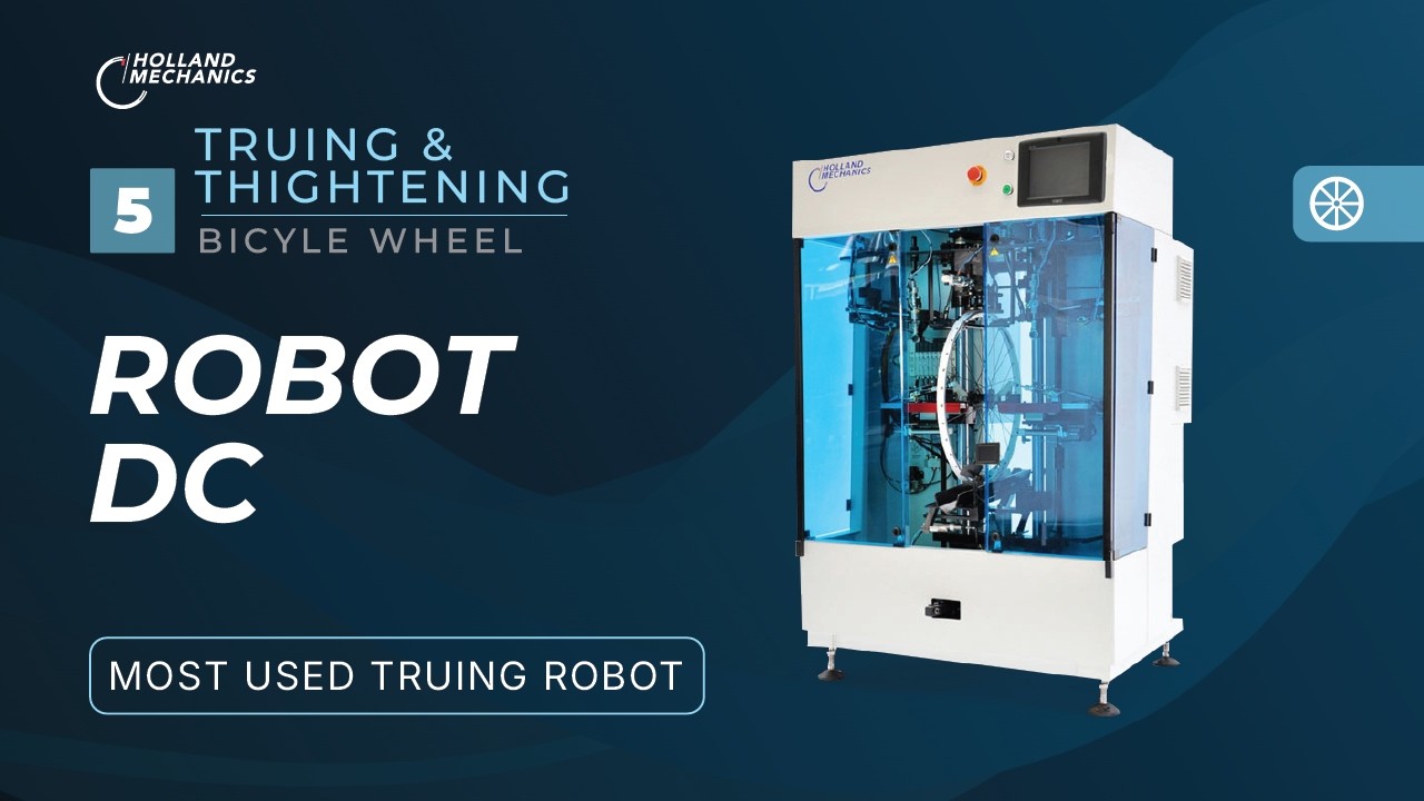 Truing machine offering high quantity output (DC) - Most used truing machine by bicycle manufacturer