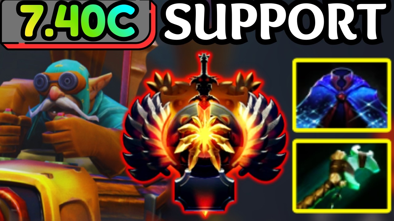 🔥 8000 MMR GYROCOPTER Soft Support Is Broken — Missile, Barrage, GG | Dota 2 🔥