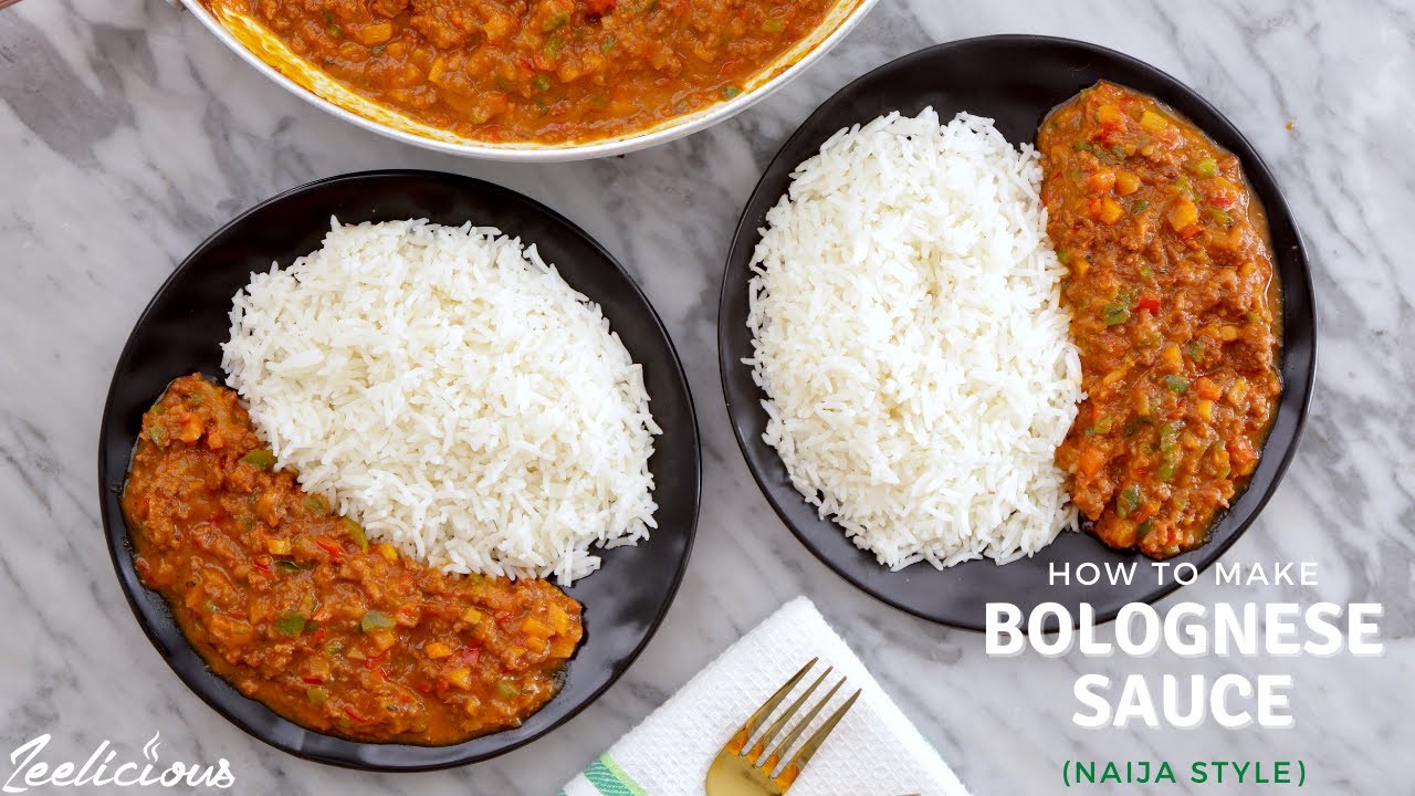 HOW TO MAKE BOLOGNESE SAUCE (NAIJA STYLE) - SIMPLE MINCED MEAT SAUCE - ZEELICIOUS FOODS