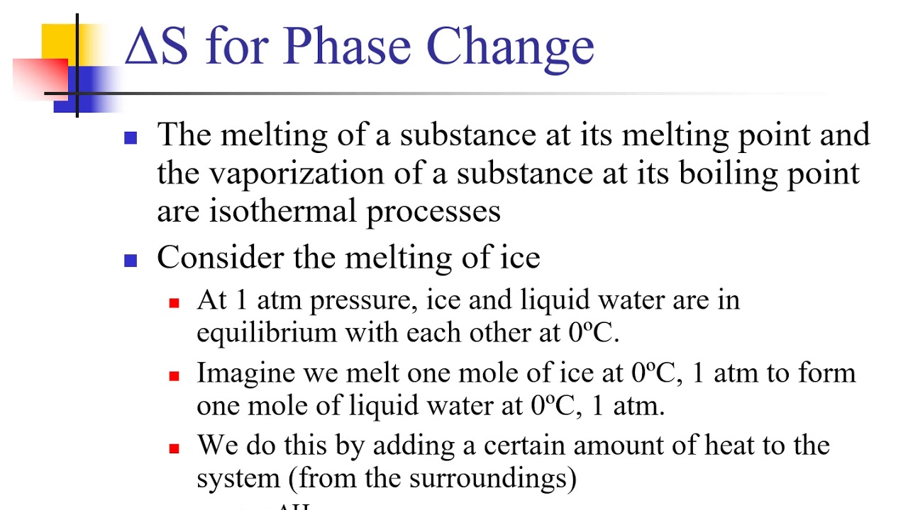Chapter 17 - Chemical Thermodynamics