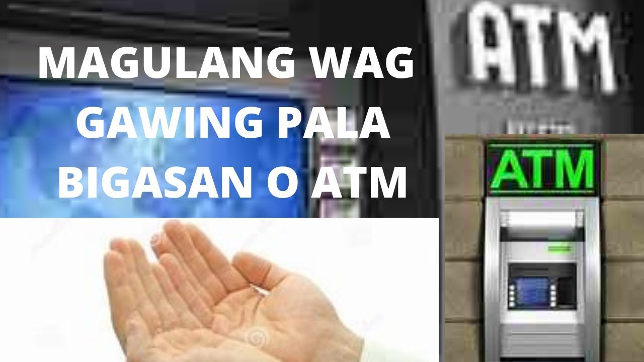 Magulang Wag Gawing Pala Bigasan o ATM
