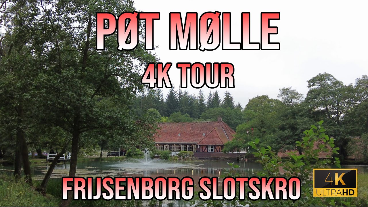 4K Tour Around Pøt Mølle Frijsenborg Slotskro, Denmark