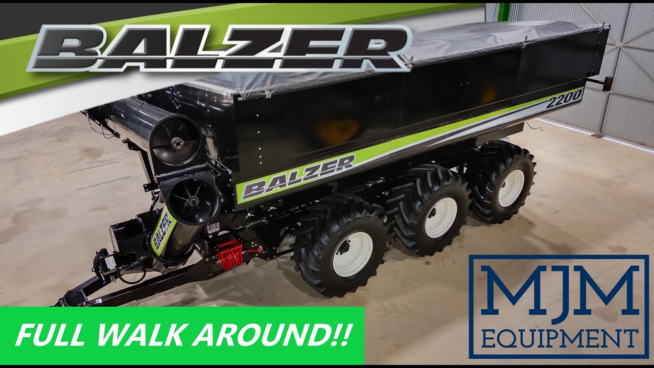 🟩Balzer 60 Tonne Tridem Axle Chaser Bin✅ - Australia