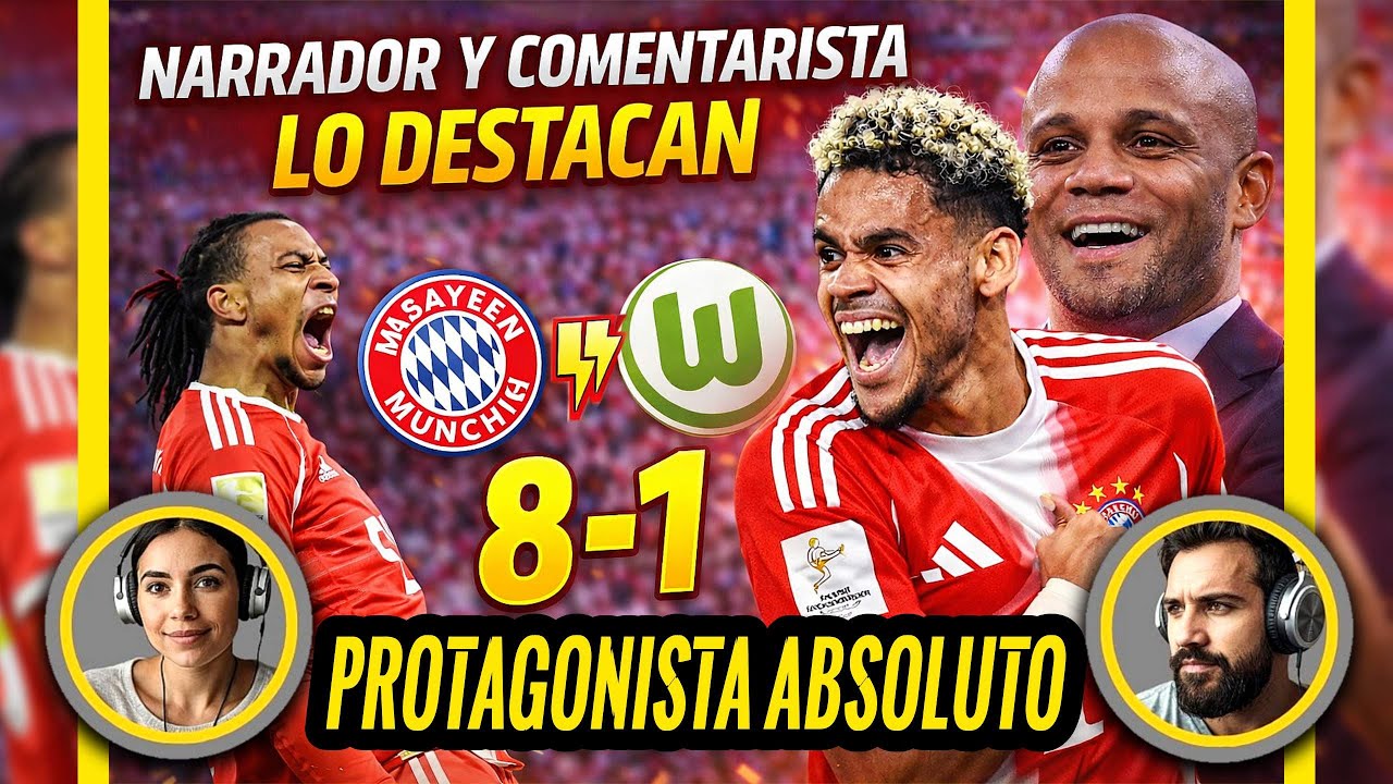 🔥 LUIS DÍAZ DESATA LA OVACIÓN EN ALEMANIA | GOLEADA HISTÓRICA DEL BAYERN 8-1 🔥