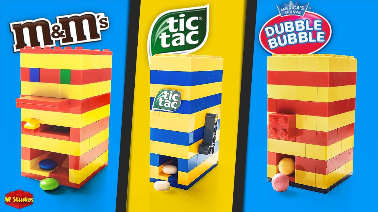 How to Make 3 LEGO Candy Dispensers | Easy