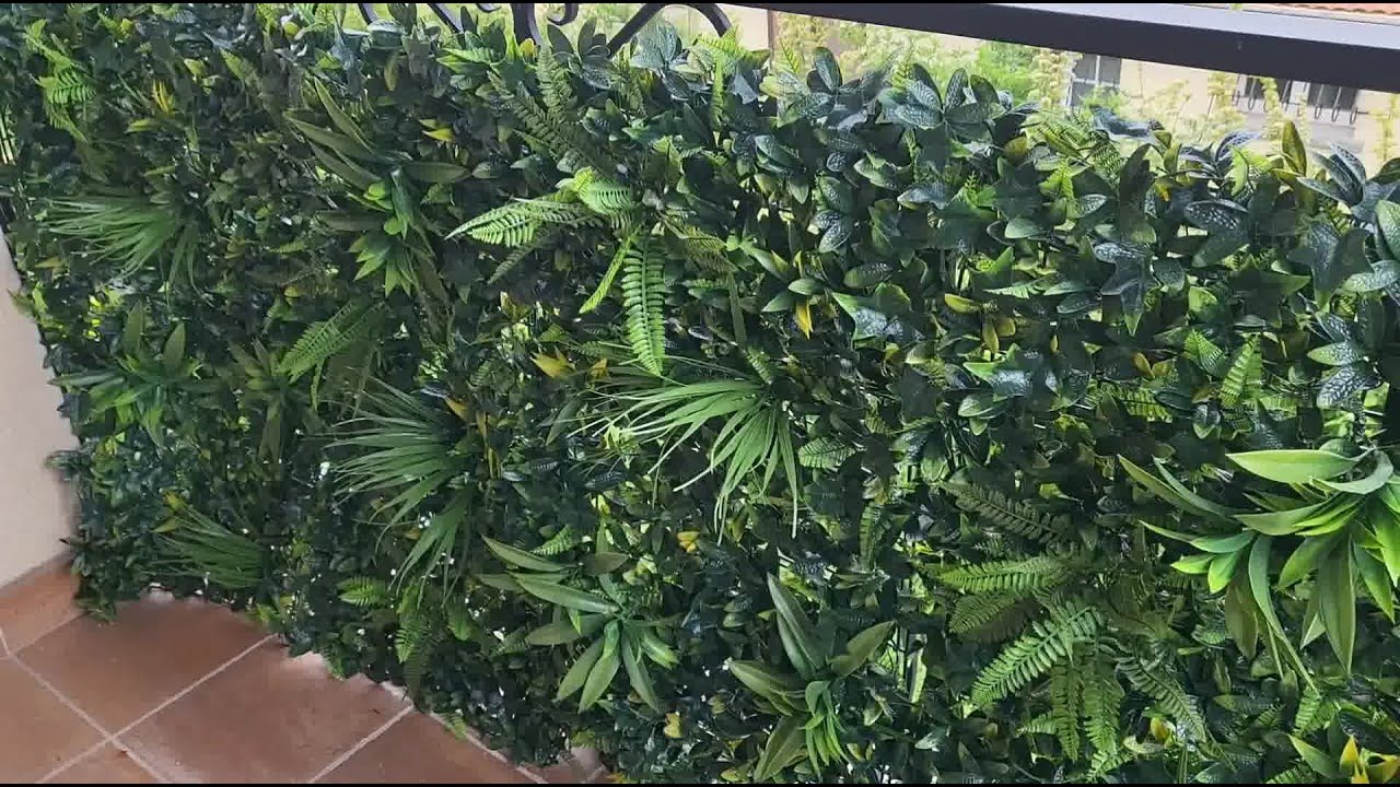 Avis Consommateur : Mur végétal artificiel jungle 100x100 | Castorama