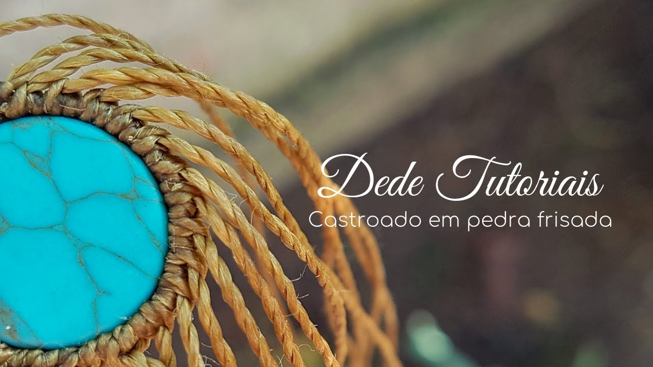 Dede Tutoriais | Como fazer um castroado em pedra frisada #186