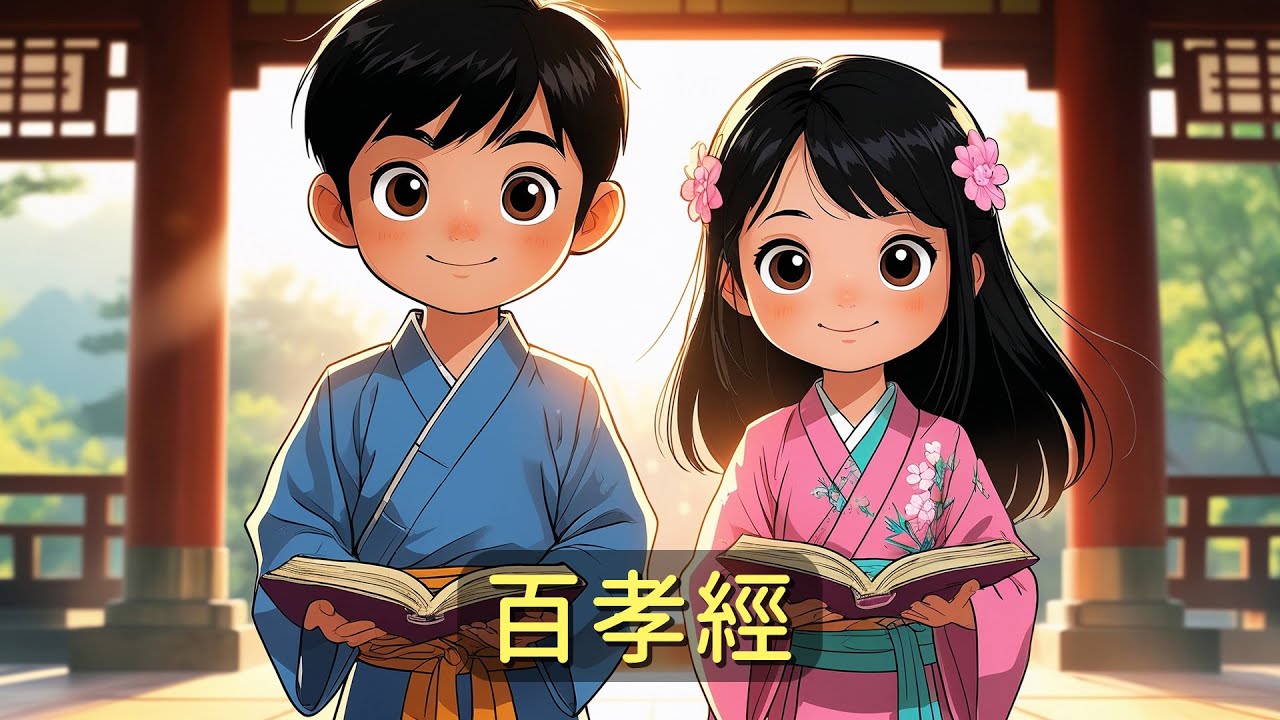 百孝經 30 分鐘 | 連續播放 | 輕柔配樂 | 可愛動畫 | 兒童故事