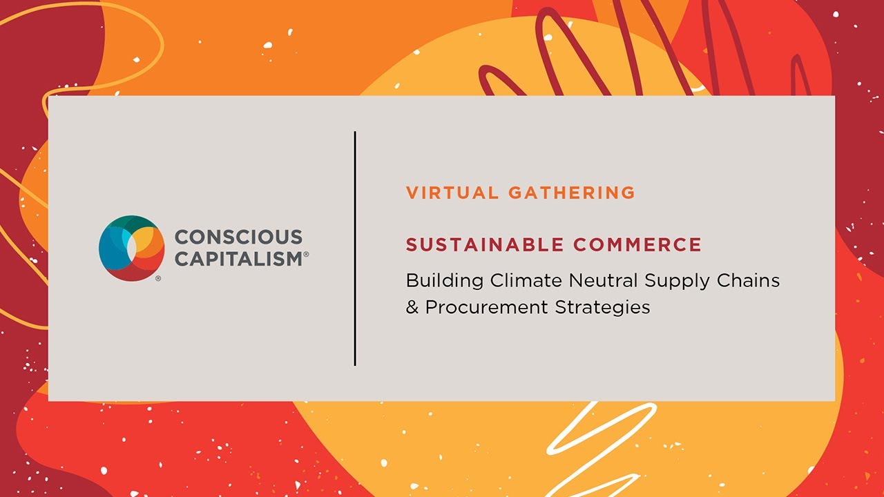 Sustainable Commerce Building Climate Neutral Supply Chains & Procurement Strategies
