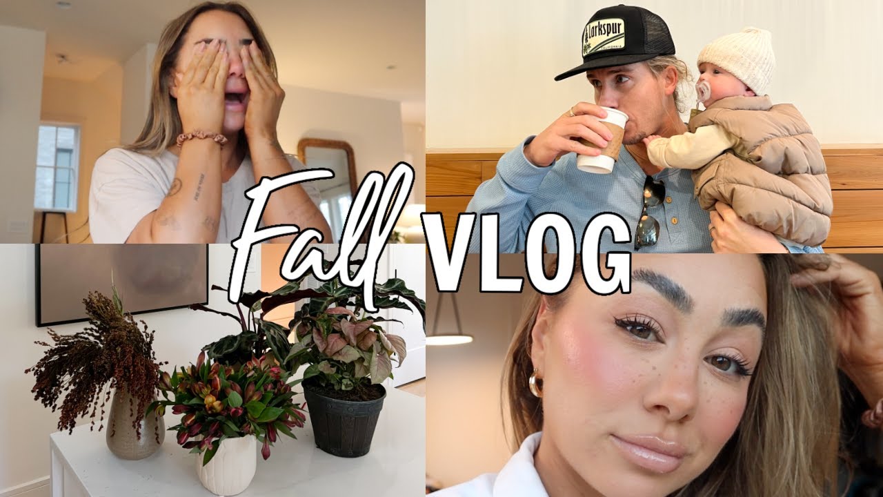 VLOG: Lot's of Tears & Opening up, Makeup Tutorial, Fall Flower Arranging | Julia & Hunter