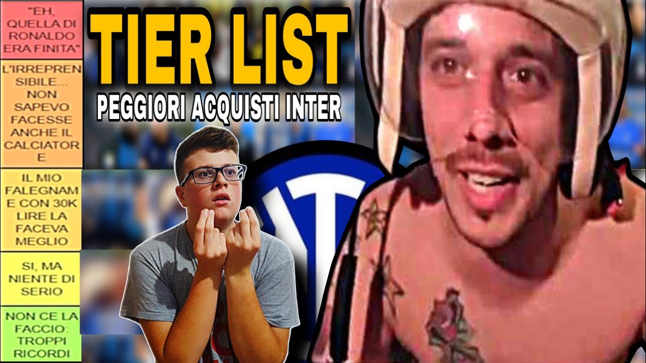 SICKWOLF VS LUCA MASTRANGELO: TIER LIST CON I PEGGIORI ACQUISTI DELLA STORIA DELL’INTER!