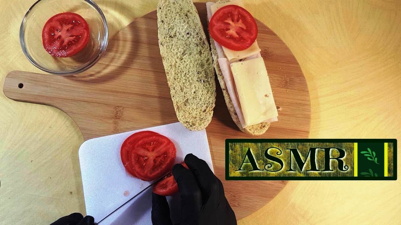 ASMR - Making Delicious Sandwiches