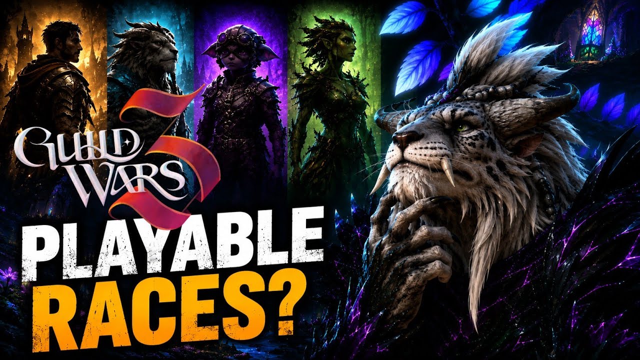 Guild Wars 3 Playable Races Explained: (Human, Kodan, Asura & Sylvari?!?)