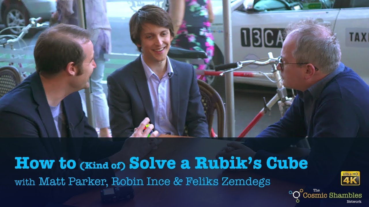 How to (Kind Of) Solve a Rubik's Cube with Matt Parker, Robin Ince & Feliks Zemdegs