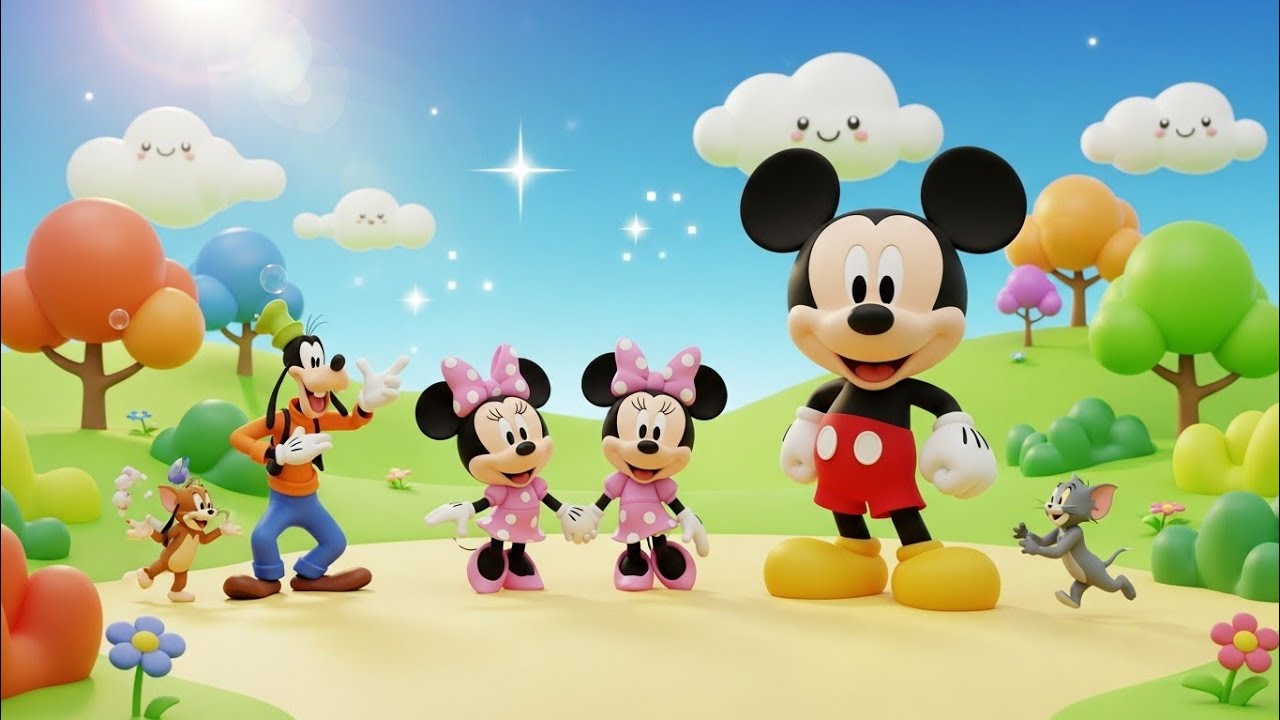 Mickey & Minnie’s Funny Friends Cartoon Party 🎈😂🌈