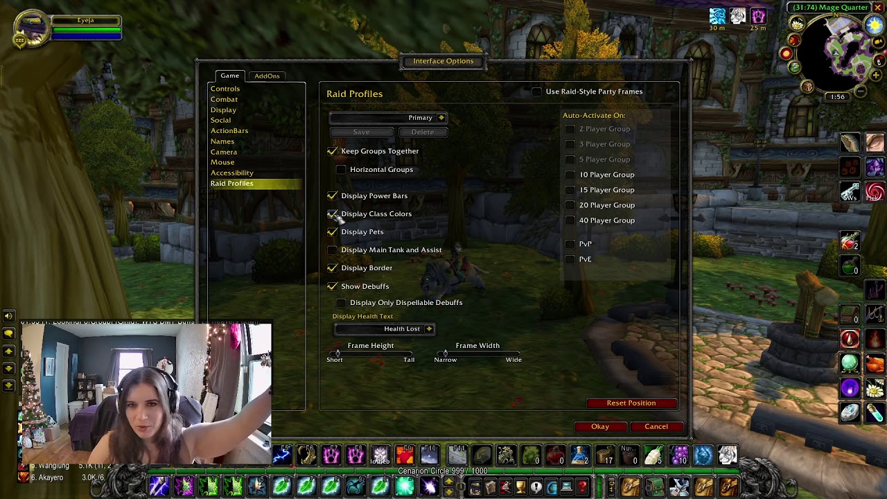 How I Set Up My Classic WOW Raid Frames